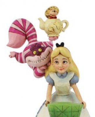 Alice in Wonderland Stacked Disney Traditions Jim Shore