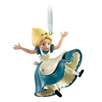 Tumbling Alice in Wonderland ornament 2011 from our Christmas collection, Disney collectibles and memorabilia