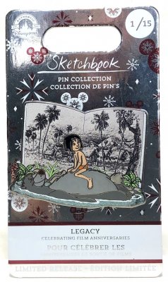 Disney Pin Sketch Book Legacy ~ Jungle Book ~ Limited Release 55th  Anniversary