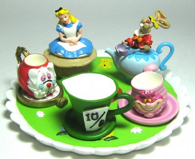 Alice in Wonderland Disney miniature 10-piece tea set from our