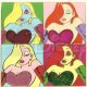 Jessica Rabbit Masterpiece pin, in the pop art style of Andy Warhol - 0